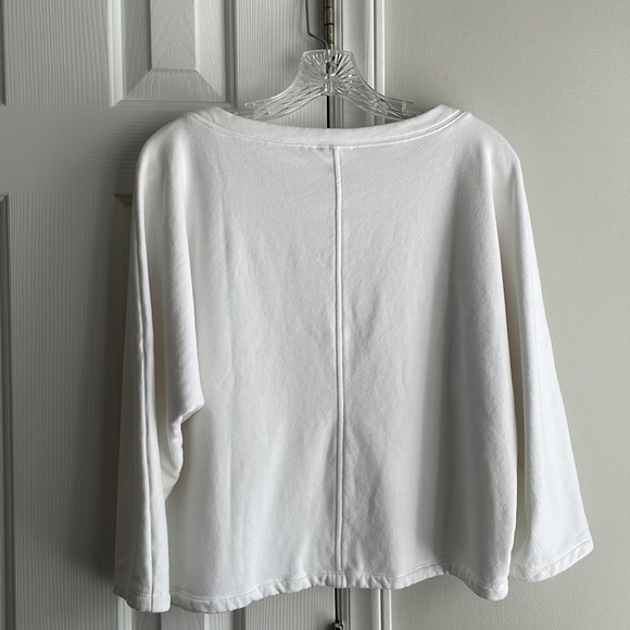 Eileen Fisher white sweatshirt - Picture 4 of 8